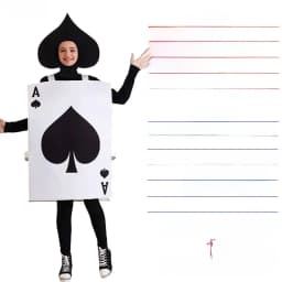 loween Adult Poker Costume Red 7 Spades Performance Funny Par King Queen Red Heart a ow Stage Costume Ladies Faion