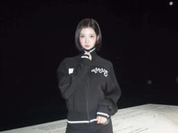 Hearts2Hearts Women's Dance Performance Outfit Set Sweatshirt Leggings Jacket Trendy Spring 2026 Ethnic Stage Costume