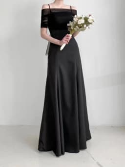 Elegant Pink Satin Strapless Evening Dress for Wedding Birthday Anniversaries And Parties Korean Style Slim Fit Long Gown