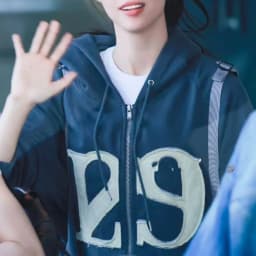 Zhang Ying Dong Si Cheng Hoodie Letter Print Loose Women's Sweatshirt Casual Trendy Brand Spring 2026 Ethnic Stage Costume