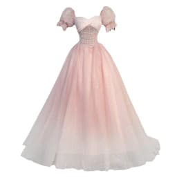 Wedding Dress Embroidery Long Puffy Dress Host Performance Graduation Dress Birthday Party Bride Bridesmaid Dress Prom Dresses