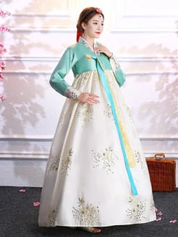 Korean Traditional Performance Costume Improved Daily Ethnic Women's Fashion Large Size Stage Suit Cultural National Wear