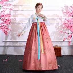 Korean Traditional Performance Costume Improved Daily Ethnic Women's Fashion Large Size Stage Suit Cultural National Wear