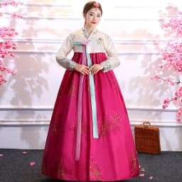 Korean Traditional Performance Costume Improved Daily Ethnic Women's Fashion Large Size Stage Suit Cultural National Wear