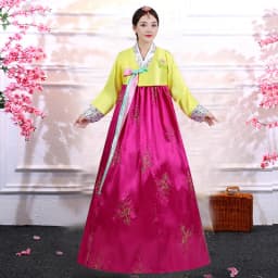 Korean Traditional Performance Costume Improved Daily Ethnic Women's Fashion Large Size Stage Suit Cultural National Wear