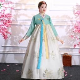 Korean Traditional Performance Costume Improved Daily Ethnic Women's Fashion Large Size Stage Suit Cultural National Wear