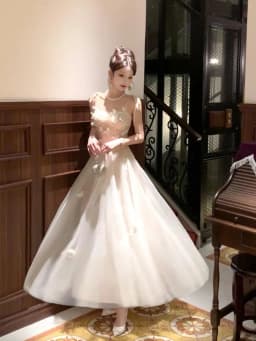 Summer New Style 3D Tulle Strap Dress Wedding Engagement Party Women's Fashion Long Evening Gown Korean Style