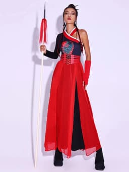 New Women's Performance Costume Bar DS Show Outfit Group Stage Performance Roman Cloth Traditional Chinese Trend Dance Suit