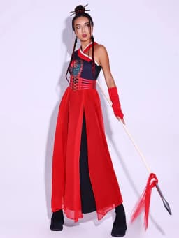 New Women's Performance Costume Bar DS Show Outfit Group Stage Performance Roman Cloth Traditional Chinese Trend Dance Suit