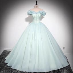 Sparkly Tulle Prom Dress Princess A Line Performance Dresses For Women Floor Length Birthday Gown 15 Quinceañera Graduation Gown