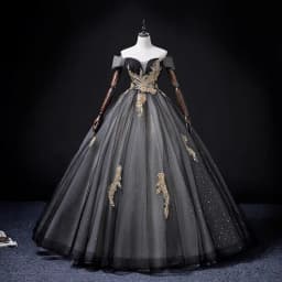 Sparkly Tulle Prom Dress Princess A Line Performance Dresses For Women Floor Length Birthday Gown 15 Quinceañera Graduation Gown