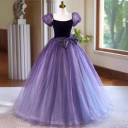 Sparkly Tulle Prom Dress Princess A Line Performance Dresses For Women Floor Length Birthday Gown 15 Quinceañera Graduation Gown