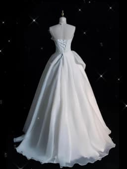 wedding dresses 2025 new bridal light luxury travel photo simple white dress wedding welcome dress graduation celebration dress