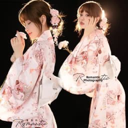 Traditional Kimono Bathrobe Photography Costume Improved Design Summer 2025 Polyester Fabric Female Ethnic Wear Stage Costume