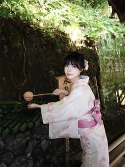 Traditional Kimono Bathrobe Photography Costume Improved Design Summer 2025 Polyester Fabric Female Ethnic Wear Stage Costume