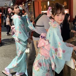 Traditional Kimono Bathrobe Photography Costume Improved Design Summer 2025 Polyester Fabric Female Ethnic Wear Stage Costume