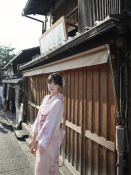 Traditional Kimono Bathrobe Photography Costume Improved Design Summer 2025 Polyester Fabric Female Ethnic Wear Stage Costume