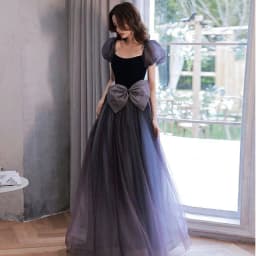 Elegant Champagne Color Wedding Dress Sexy mid Waist A-Line Skirt Long Evening Gown for Hostess Performance Wedding Engagement