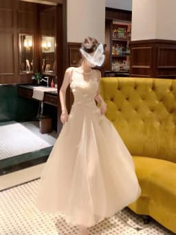 Elegant Strapless Evening Gown Women's 2025 New Summer Ball Ultra Fairy Tale Eighteen Years Old Adult Ceremony Engagement