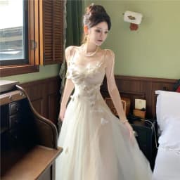 Elegant Strapless Evening Gown Women's 2025 New Summer Ball Ultra Fairy Tale Eighteen Years Old Adult Ceremony Engagement