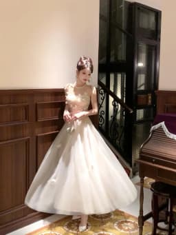 Elegant Strapless Evening Gown Women's 2025 New Summer Ball Ultra Fairy Tale Eighteen Years Old Adult Ceremony Engagement