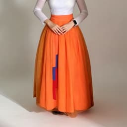 Korean Ethnic Dance Costume Women's Top Practice Uniform Half-length Skirt Performance Outfit Traditional Stage Wear