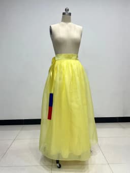 Korean Ethnic Dance Costume Women's Top Practice Uniform Half-length Skirt Performance Outfit Traditional Stage Wear
