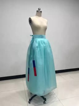Korean Ethnic Dance Costume Women's Top Practice Uniform Half-length Skirt Performance Outfit Traditional Stage Wear