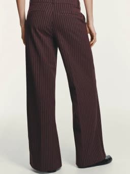 Spring 2026 Women's Zipper Vest Flared Pants Ethnic Stage Costume Trendy Fashionable Ladies' Vest Zipper Design Wide Leg Pants