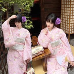 New Arrival Kimono Style Girl's Dress Firework Exterior Photography Portrait Selfie Studio Clothing Polyester Fabric