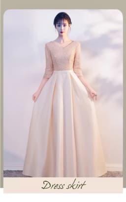 Adult Women's Long Skirt Velvet Performance Costume Gold Red Stage Chorus Conducting Dress Summer New Style Sparkling Sequin