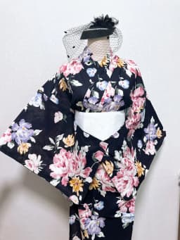 New Traditional Sle Kimono Batobe Cotton Material Photoaphy Conference Floral Color Women's Ethnic Clothing Stage Costume