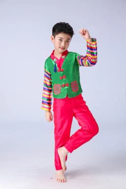 Children's Day Performance Costume Korean Traditional Male Female Student Dance Stage Outfit Primary Middle School Students