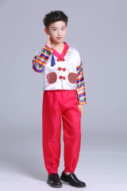 Children's Day Performance Costume Korean Traditional Male Female Student Dance Stage Outfit Primary Middle School Students