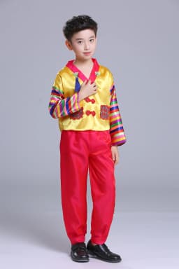 Children's Day Performance Costume Korean Traditional Male Female Student Dance Stage Outfit Primary Middle School Students
