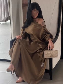 Vacation Party Wedding Gown Dress Buttoned Long Robe Dress Princess Skirt Shape Seven Sleeve mid Waist Lengthened Summer 2025
