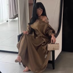 Vacation Party Wedding Gown Dress Buttoned Long Robe Dress Princess Skirt Shape Seven Sleeve mid Waist Lengthened Summer 2025