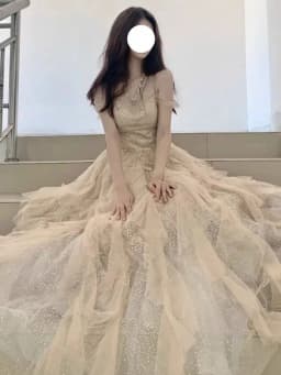 Princess Style One Shoulder Birthday Dress Adult Women's New 2024 Wedding Ceremony Hostess Dress Maids Dress with Belt