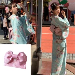 Traditional Japanese Kimono Bathrobe Photography Studio Costume Shinto Deity New Style Retro Japanese Girl's Ethnic Wear