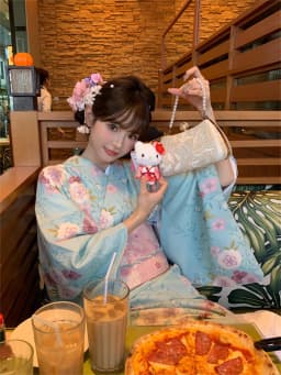 Traditional Japanese Kimono Bathrobe Photography Studio Costume Shinto Deity New Style Retro Japanese Girl's Ethnic Wear