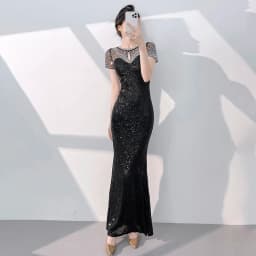 Champagne Color Evening Gown 2026 New Style Banquet Elegance Luxury Small Audience Host Adult Ceremony Sequin Fish Tail Skirt...