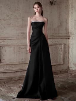 Elegant Pink Strapless Long Evening Gown for Women Wedding Engagement Party Celebration Sweetheart Ball Gown with Beads