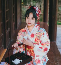 New Long Kimono Dress Women's Style Improved Version Fireworks Conference Bathrobe Set Light Blue Traditional Japanese Costume