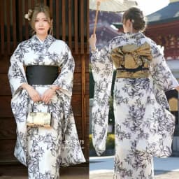 New Long Kimono Dress Women's Style Improved Version Fireworks Conference Bathrobe Set Light Blue Traditional Japanese Costume