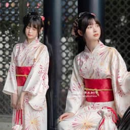 New Style Women's Kimono Japanese Style Improved Kimono Bathrobe Fairy Girl Travel Photography Kimono Daily Occasion Autumn S...