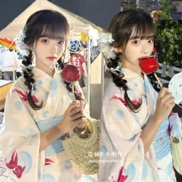 New Style Women's Kimono Japanese Style Improved Kimono Bathrobe Fairy Girl Travel Photography Kimono Daily Occasion Autumn S...