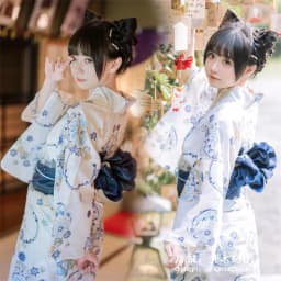 New Style Women's Kimono Japanese Style Improved Kimono Bathrobe Fairy Girl Travel Photography Kimono Daily Occasion Autumn S...