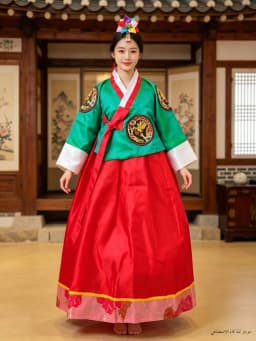 New Traditional Korean Hanbok Princess Skirt Performance Costume National Dance Sport Event Women's Fashion Ancient Style