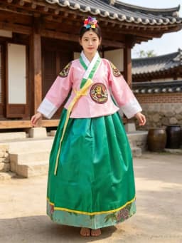 New Traditional Korean Hanbok Princess Skirt Performance Costume National Dance Sport Event Women's Fashion Ancient Style