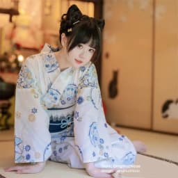 Summer New Cherry Blossom Kimono Robe Photography Costume Youth Daily Wear Floral Print Bathrobe Girl's Traditional Japanese ...